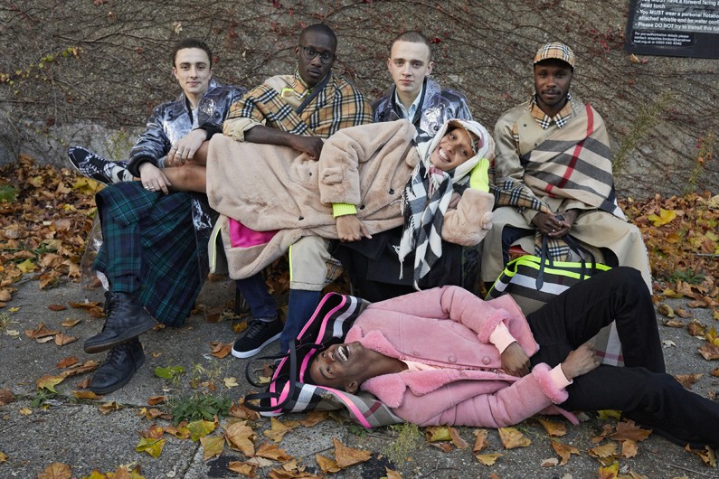 ADWOA ABOAH AND JUERGEN TELLER FOR BURBERRY