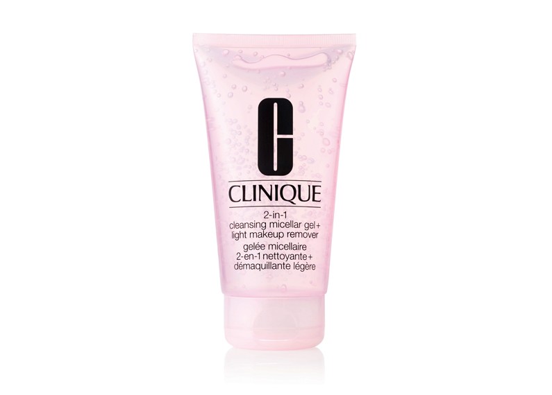 CLINIQUE 2-IN-1 CLEANSING MICELLAR GEL + LIGHT MAKEUP REMOVER